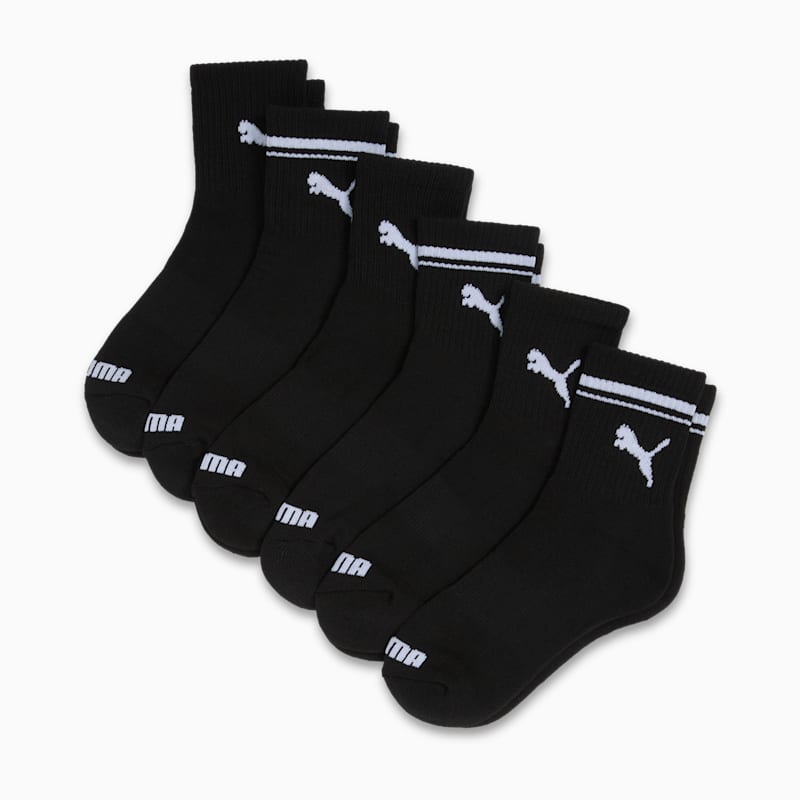 PUMA Women's Half-Terry Low Crew Socks (6 Pairs) - Image 2