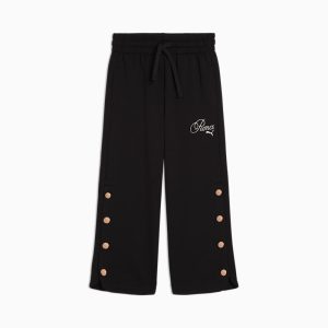 Bow Society Little Kids' Double Knit Wide Leg Pants