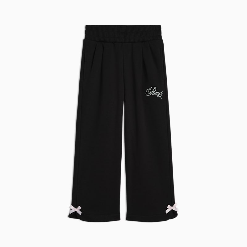 Bow Society Little Kids' Wide Leg Fleece Pants