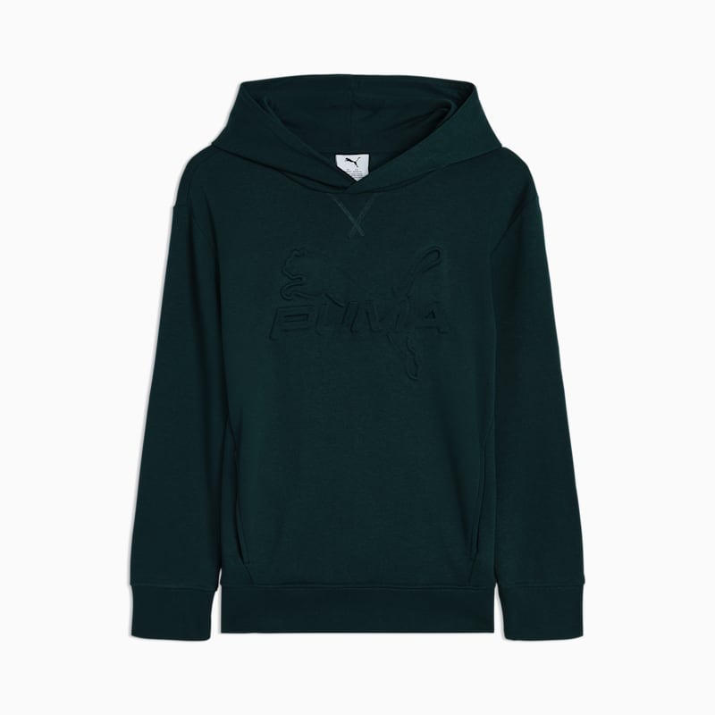 PUMA Essentials Embossed Big Kids' Cotton Fleece Hoodie - Image 3