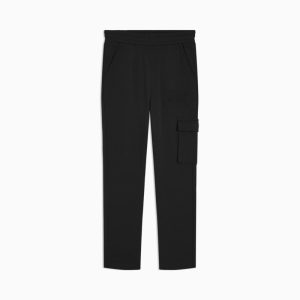 PUMA Essentials Embossed Big Kids' Fleece Cargo Joggers